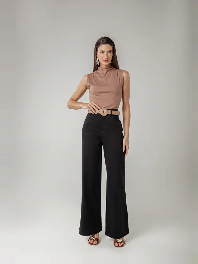 Calça casual wide leg, KDORI, referência 11757, vista principal