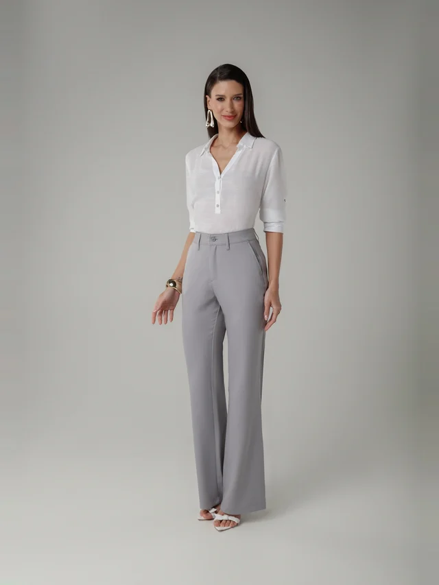 Calça social flare, KDORI, referência 11765, vista principal