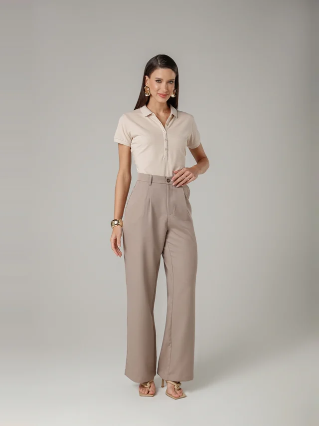Calça social wide leg, KDORI, referência 11766, vista principal