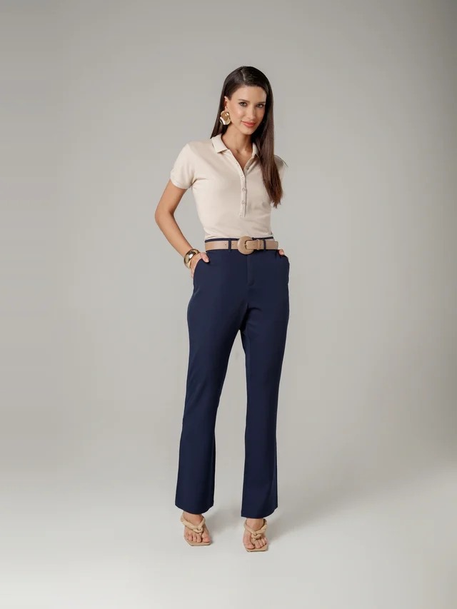 Calça social flare, KDORI, referência 11772, vista principal