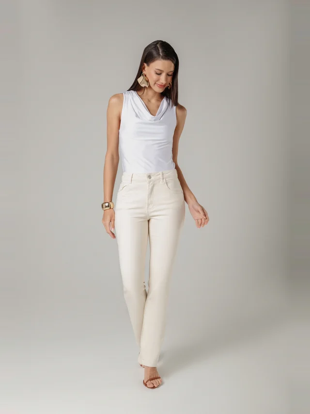 Calça casual reta, KDORI, referência 11774, vista principal