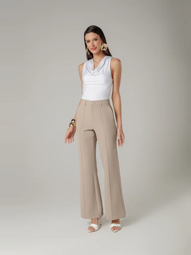 Calça social flare, KDORI, referência 11778, vista principal