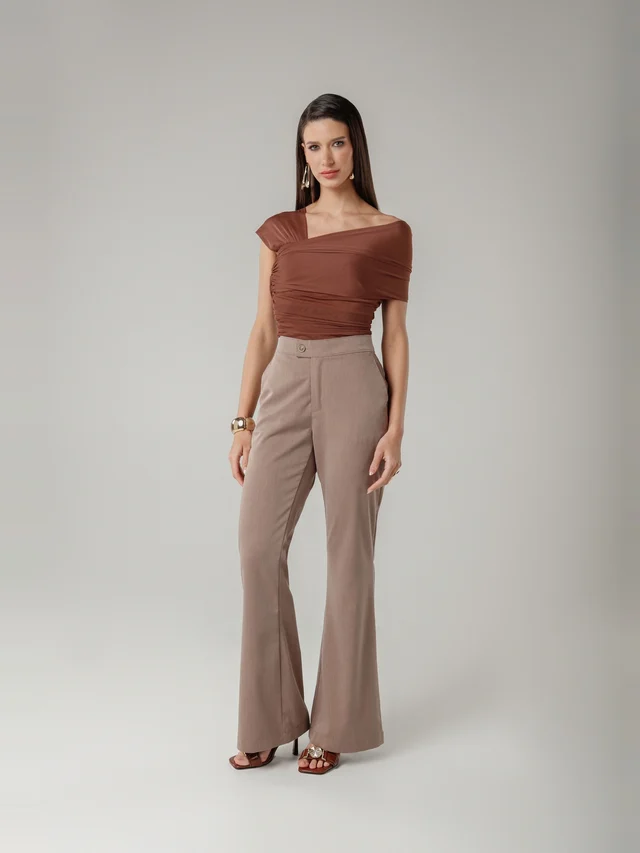 Calça social flare, KDORI, referência 11779, vista principal