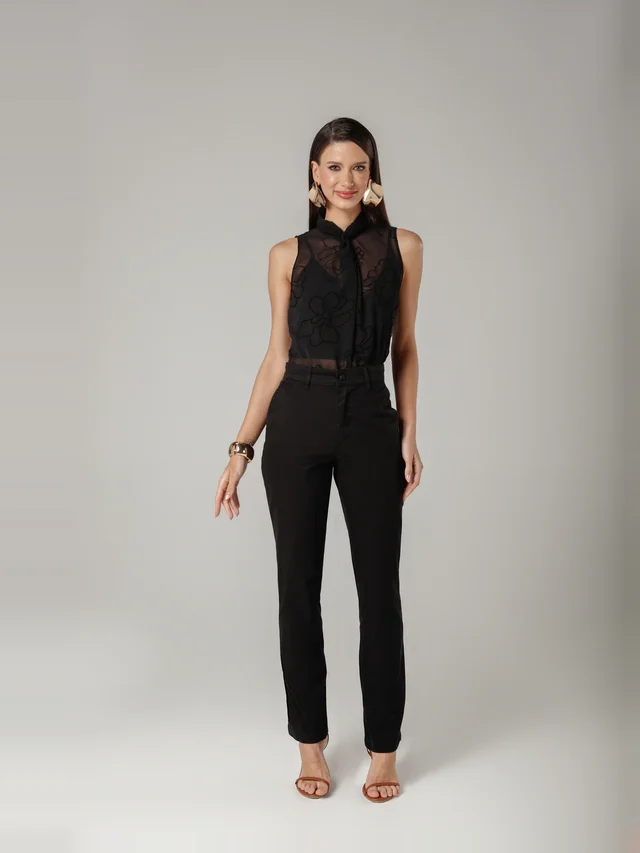 Calça casual slim, KDORI, referência 11786, vista principal