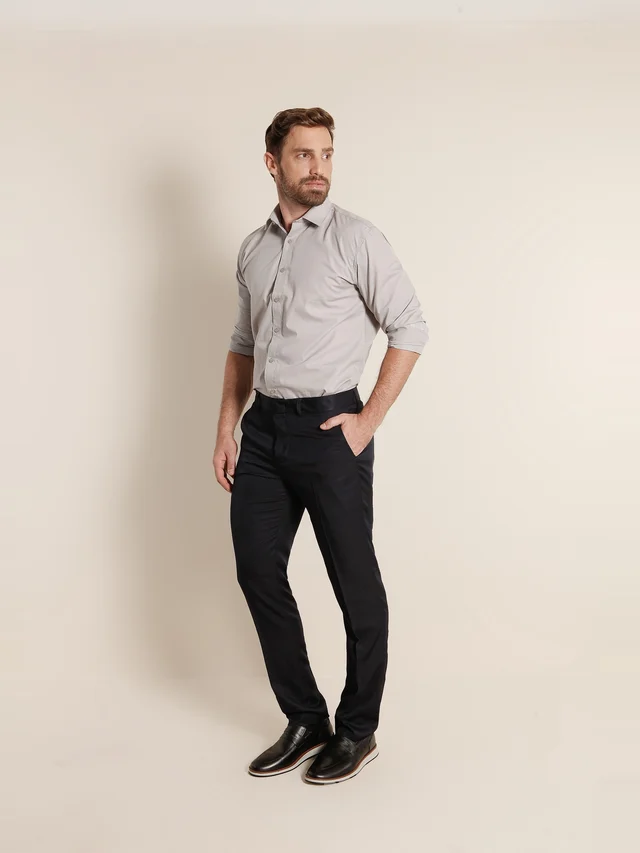 Calça social slim, KDORI, referência 1194, vista principal