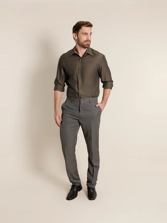 Calça social slim, KDORI, referência 1231, vista principal