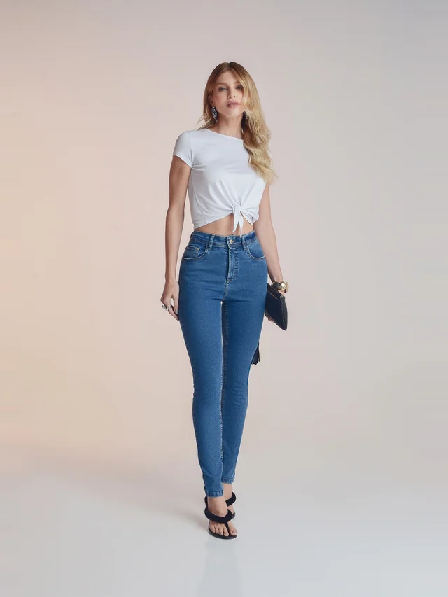 Calça jeans cigarrete, KDORI, referência 16205, vista principal