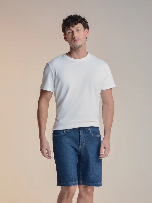 Bermuda jeans regular, KDORI, referência 32053B, vista principal