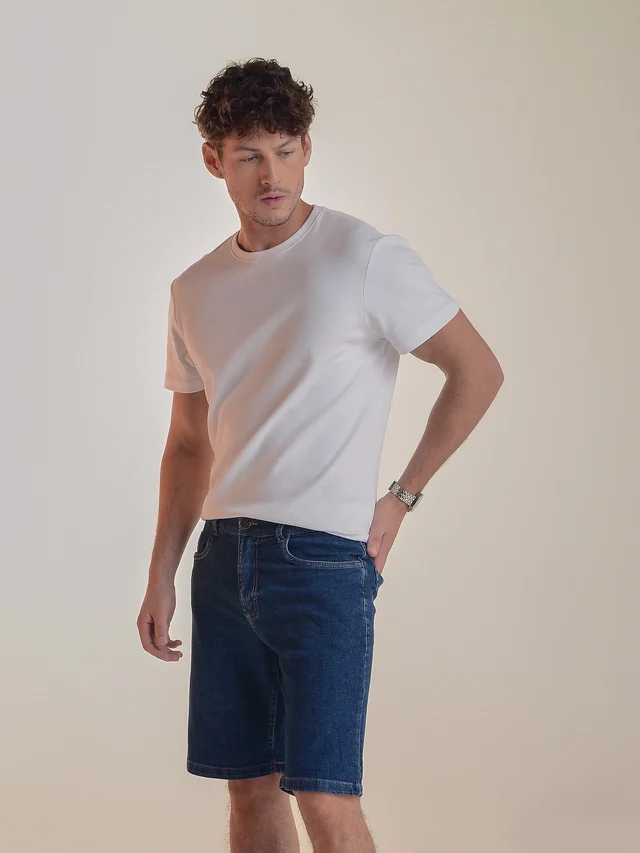 Bermuda jeans regular, KDORI, referência 32055B, vista principal