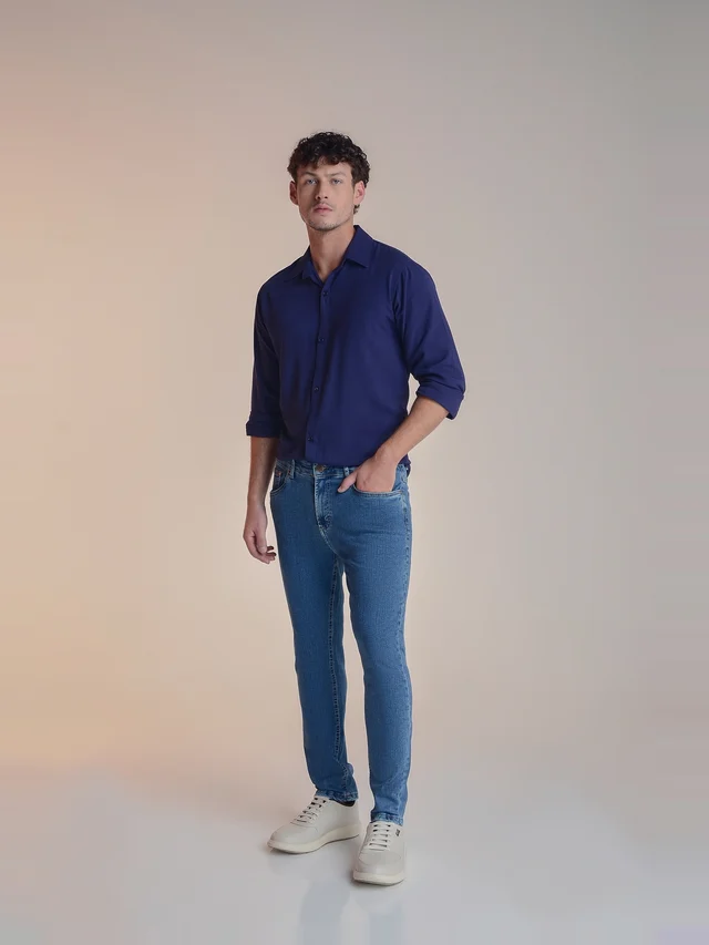 Calça jeans slim, KDORI, referência 32090, vista principal