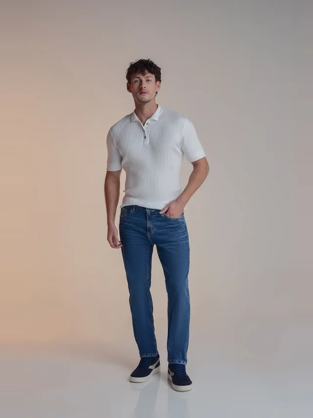 Calça jeans regular, KDORI, referência 32092, vista principal
