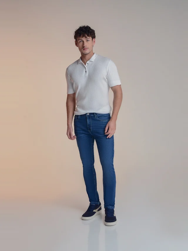 Calça jeans slim, KDORI, referência 32093, vista principal