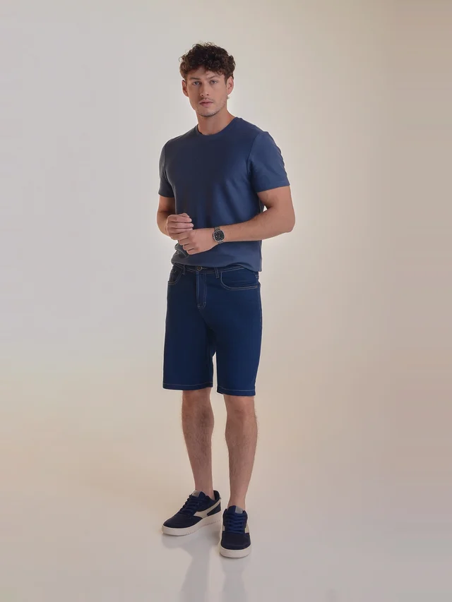 Bermuda jeans regular, KDORI, referência 39024C, vista principal