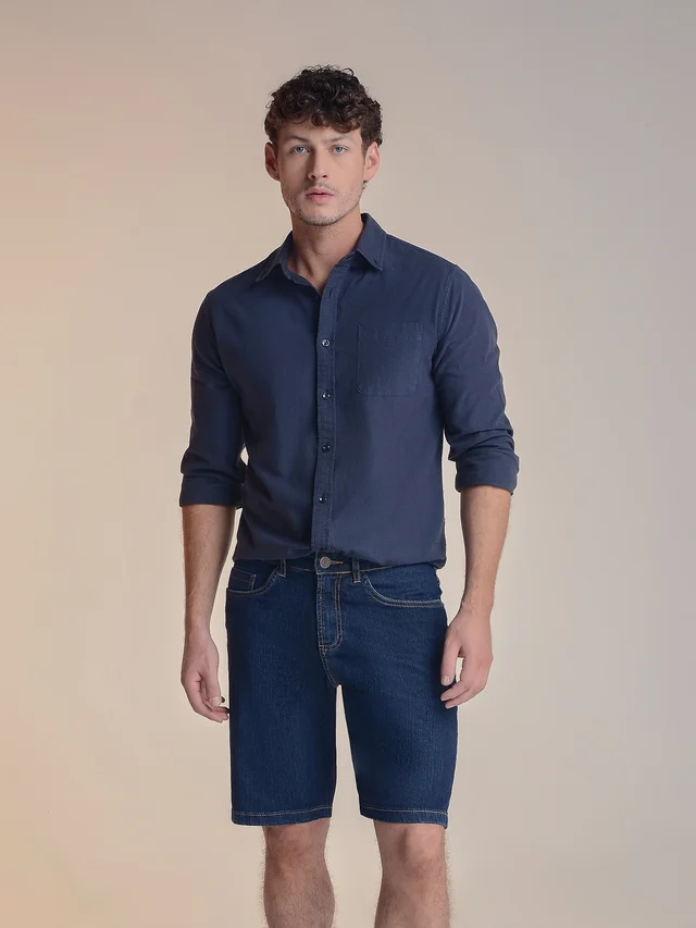 Bermuda jeans slim, KDORI, referência 39026C, vista principal
