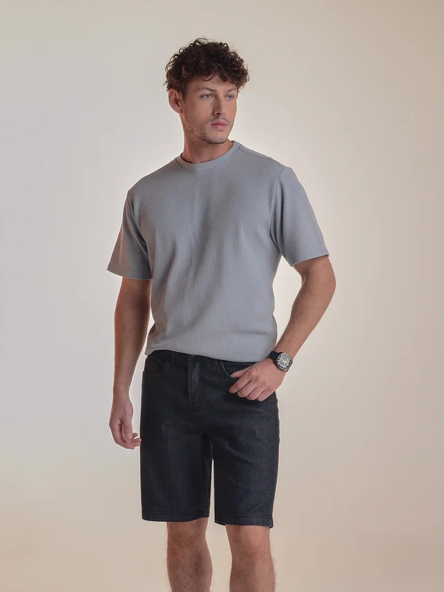 Bermuda jeans slim, KDORI, referência 39027C, vista principal