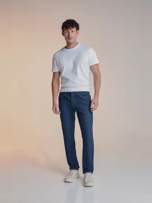 Calça jeans regular, KDORI, referência 39030, vista principal