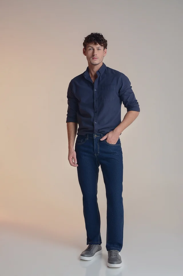 Calça jeans regular, KDORI, referência 39031, vista principal