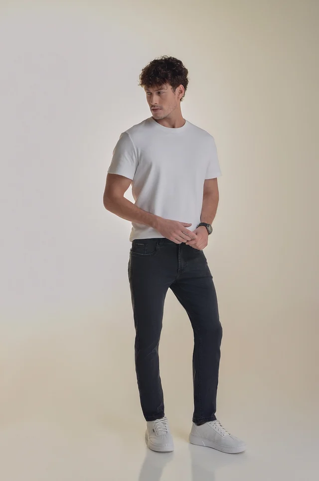 Calça jeans slim, KDORI, referência 40075, vista principal