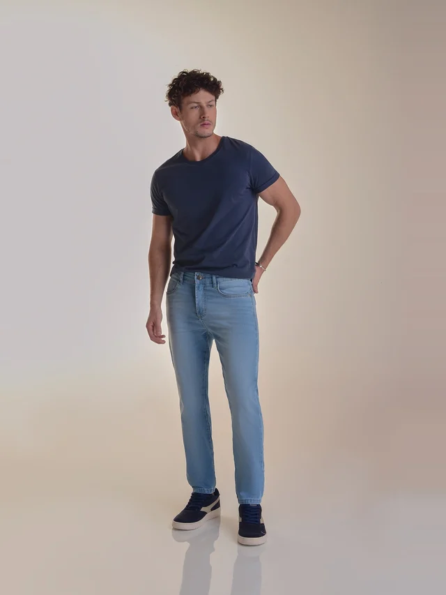 Calça jeans regular, KDORI, referência 40078, vista principal