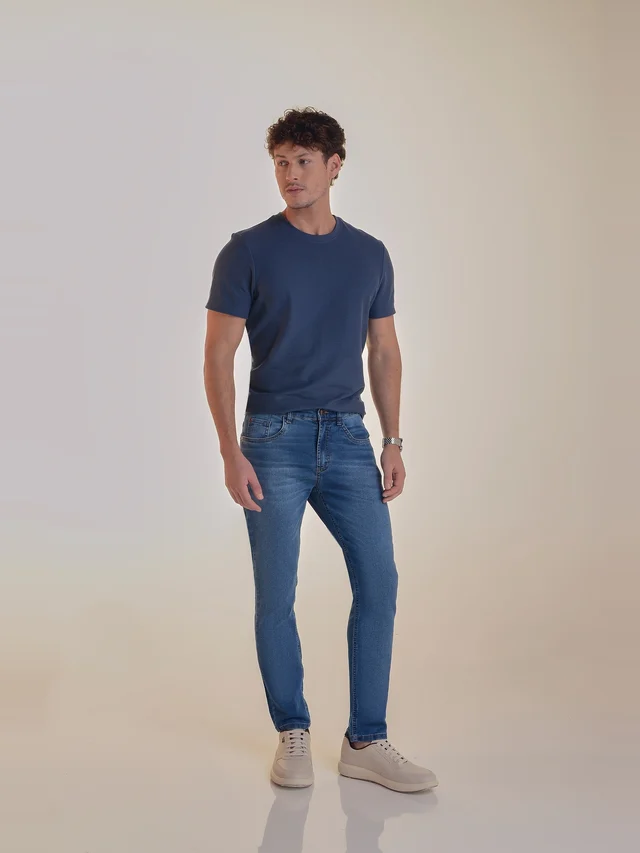 Calça jeans slim, KDORI, referência 40081, vista principal